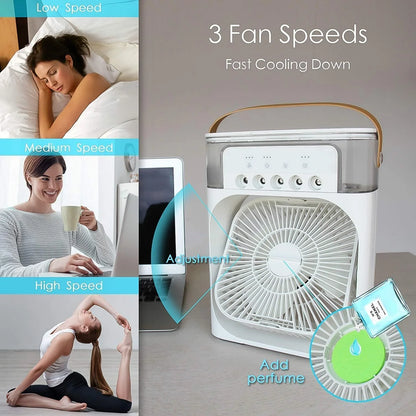 Mini Air cooler fan with USB Rechargable