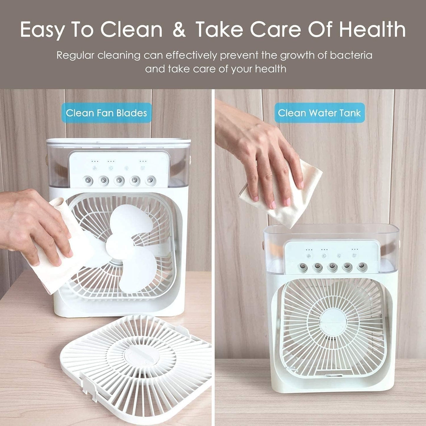 Mini Air cooler fan with USB Rechargable