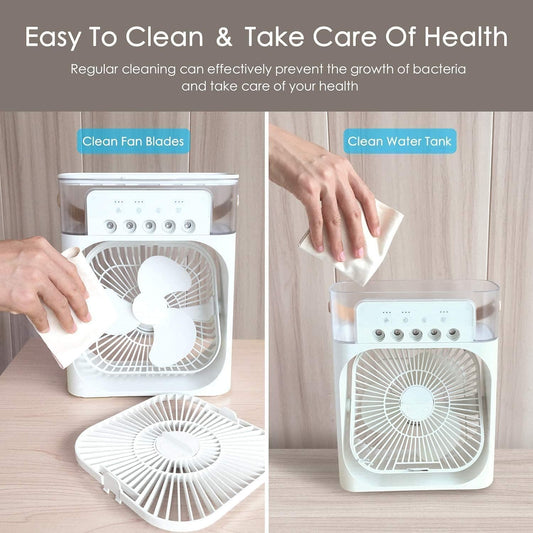 Mini Air cooler fan with USB Rechargable