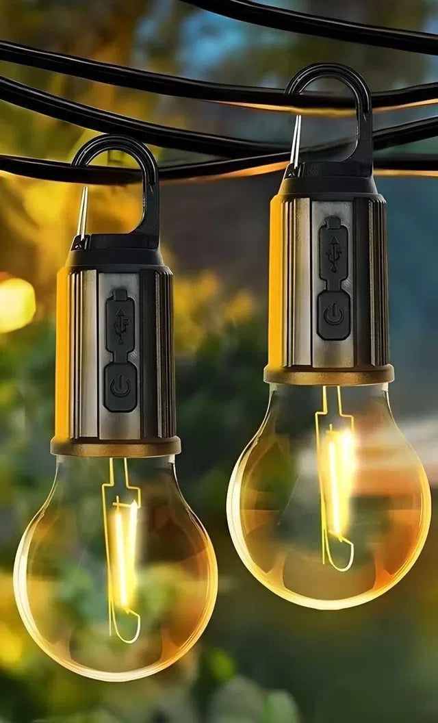 Hanging Bulb with 3 Modes Tent Lamp for Camping